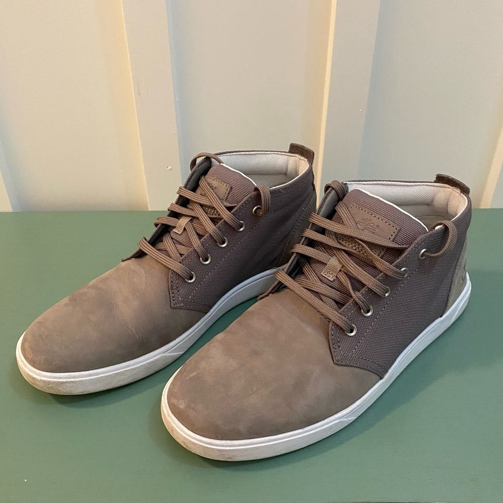 Timberland Men’s Chukka Shoes, GREY, US 8